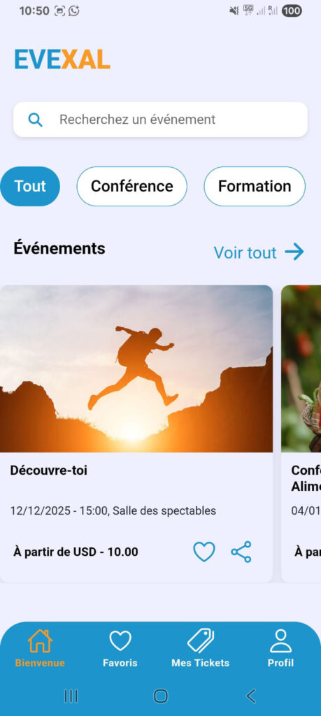 EVEXAL events and tickets booking